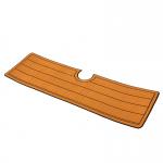 Anti UV 1.1*2.1m 55 Shore Marine Decking Sheets for sale