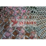 Stainless Steel Welded Chain Mail Ring Curtain For Screen for sale
