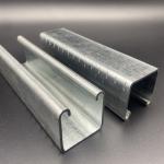 Galvanized Steel Serrated Edge Unistrut Channel with Cutting Marks for sale
