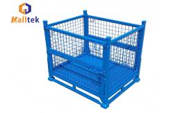 China Transport Storage Steel Wire Stacking Mesh Pallet Cages supplier