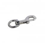 Zinc Alloy Diecast Nickel Plated Bolt Snap Hook Round Swivel Eye Wheat Ear Pattern for sale