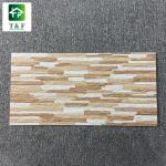 Plaid Textured Glazed Ceramic Tiles 300X600 Matte Finish Wall Tiles for sale