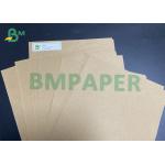 126gsm 135gsm Brown Kraft Paper virgin wood pulp PE Laminated 8g 10g for sale