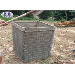 Galfan Welded Defensive HESCO Barriers SX 5 With Heavy Duty Geotextile Cloth for sale
