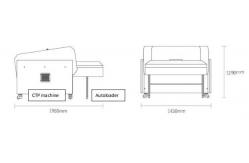 China Full Automatic Plate Making Machine Thermal CTP With Integrated Punch System supplier