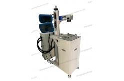 China Logo Coding Metal Fiber Aircooled Laser Code Printer Machine supplier