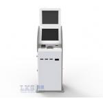 Powder Coated Finish Free Standing Kiosk Durable Steel For Print Lottery Ticket for sale