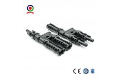 China 1 Pair Solar Panel T Branch Solar Wire Connector T2 Coupler Combiner supplier