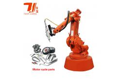 China Stainless Steel Pillow Plate Fiber Laser Welding Machine With KUKA Automatic Robot Arm supplier