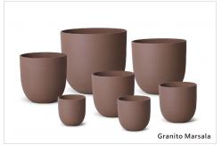 China Smooth Surface Modern Style Powder Coated Fiber Clay Planter Easily Assembled supplier
