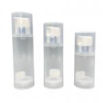 Lotion 200ml 250ml Airless Pump Bottle Round Shape Big Capacity Offset Printing for sale