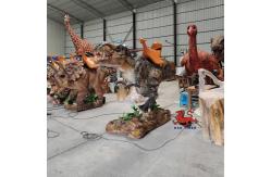 China Animatronic T Rex Dino Riders , Customized Amusement Park Dinosaur supplier