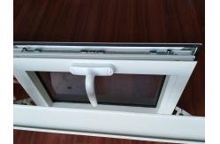 China Awning Plastic PVC Window Automatic Top Hung Double Glazed Windows supplier