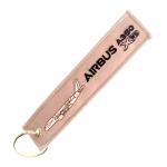 AIRBUS A350 XWB Keychain Trio - Blue/Beige/Red Fabric + Lightweight Fabric for sale