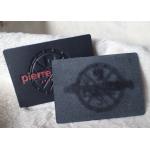 Classic Durable Embossed Leather Patches , Fake / Genuine Leather Label for sale