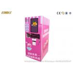 24 Hours Wireless Outdoor Ice Cream Softy Vending Machine Automatic Cleaning for sale