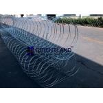Rapid Development Concertina Coil Fencing / Triple Strand Prison Wire Fence for sale