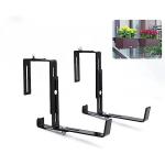 Rack Planter Box Bracket Adjustable Hang Window Box Holder for Hanging Flower Pot Stand for sale