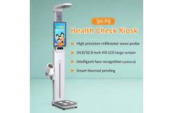 China Large Lcd Display Height Weight Scale HD Ultrasound Blood Pressure With Ticket Printer supplier