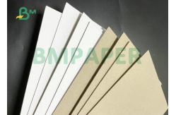 China 1.5mm 2mm High Thickness Coated Duplex Paper Board White Top Gray Back supplier