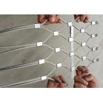 High Tensile Steel Cable Mesh Excellent Flexibility Architectural Safety Protection for sale