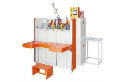 China Double Servo Semi Auto Stitcher Machine Equipped With Automatic Alarm System supplier