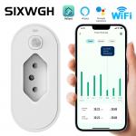 16A 10A Smart Outdoor Socket Fire Resistant PC Voice Control Wifi Wall Socket for sale