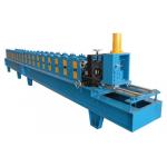 Galvanized Steel Profile Roller Shutter Door Guide Rail Roll Forming Machine With PLC Control for sale