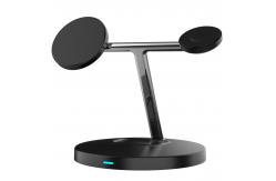 China ABS Qi Multi Function Wireless Charger For Iphone 12 Mini Airpods supplier