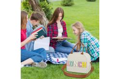 China Personalized Preppy Lunch Bag for Adults with Adjustable Shoulder Straps supplier