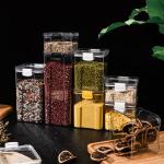 Kitchen Bulk Sealed Food Spice Household Storage Container PET Plastic ODM for sale