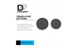 China Shiny Unsaturated Polyester Trench Coat Buttons , Flat Pearl Buttons Test Passable supplier
