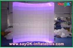 China Inflatable Photo Booth Rental Foldable Photo Booth Inflatable Lighting Wall Backdrop In Wedding supplier