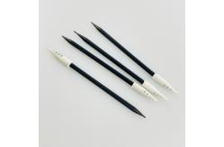 China 67mm Sharp Foam Swabs Spiral Sponge Stick Precision Detailing Clean supplier
