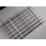 Paint Spraying 32 X 5mm Swaged Grating Serrated With Walkways for sale