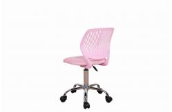 China Fabric Seat Armless Office Chairs Mid Back ,  Adjustable Height Kids Computer Chair supplier