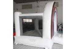 China Party Rainbow Bouncy House Inflatable Jumping Bouncer PVC Bounce Castle supplier