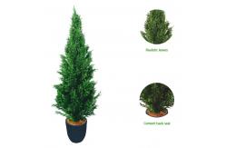 China Cypress High Density Bonsai Evergreen Artificial Plants 1.2m-2m supplier