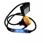 Rechargeable Underground Mining Helmet Light with Blue Rear Indicator Light for sale