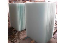 China Customized Safety Frosted Glass Acid Etched Glass Ultra Clear Anti Fog Mirror supplier
