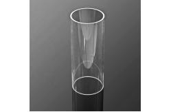 China Custom Leghth 1m 2m Clear Milky Plastic Acrylic Tubes 70mm supplier