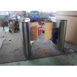 Biometric Barcode Ticket Metro Flap Barrier Gate For Access Control