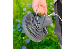 China LED Ring Lights Portable Camping Fan 7800mAh Rechargeable Tent Fan supplier