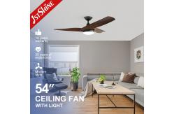 China High RPM Large Airflow Plastic Dimmable Ceiling Fan Light With Remote Control supplier