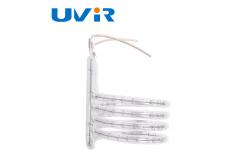 China Energy Saving Quartz Infrared Heating Element Tube 3D Single Tube Quartz Heater Lamp supplier