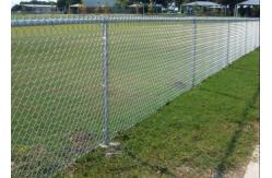 China Anti Rust Fence Kit Hot Dip Galvanized 2.0MM Iron Chain Link Fence supplier