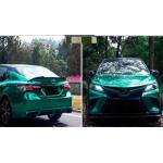 Coating Metallic Emerald Gloss Car Vinyl Wrap With Scratch Protection
