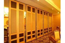 China Modern Acoustic Movable Partition Walls / Sliding Folding Partition 3.65 Meters Height supplier