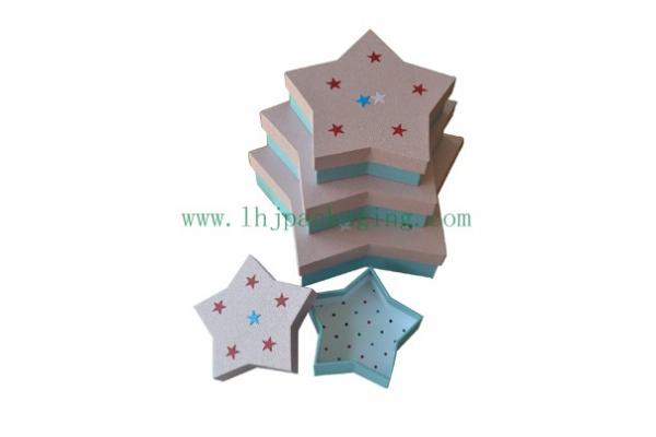 star shape paper box