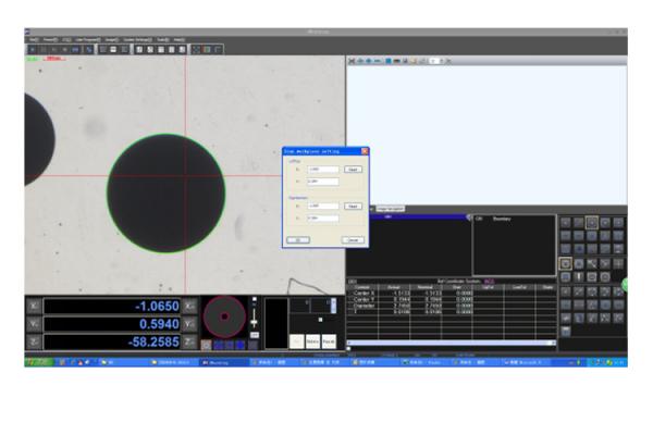 2D Measuring Software Quick Measuring Used With Optical Profile Projector